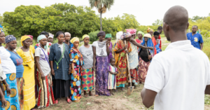 Young group watching phone banner-30